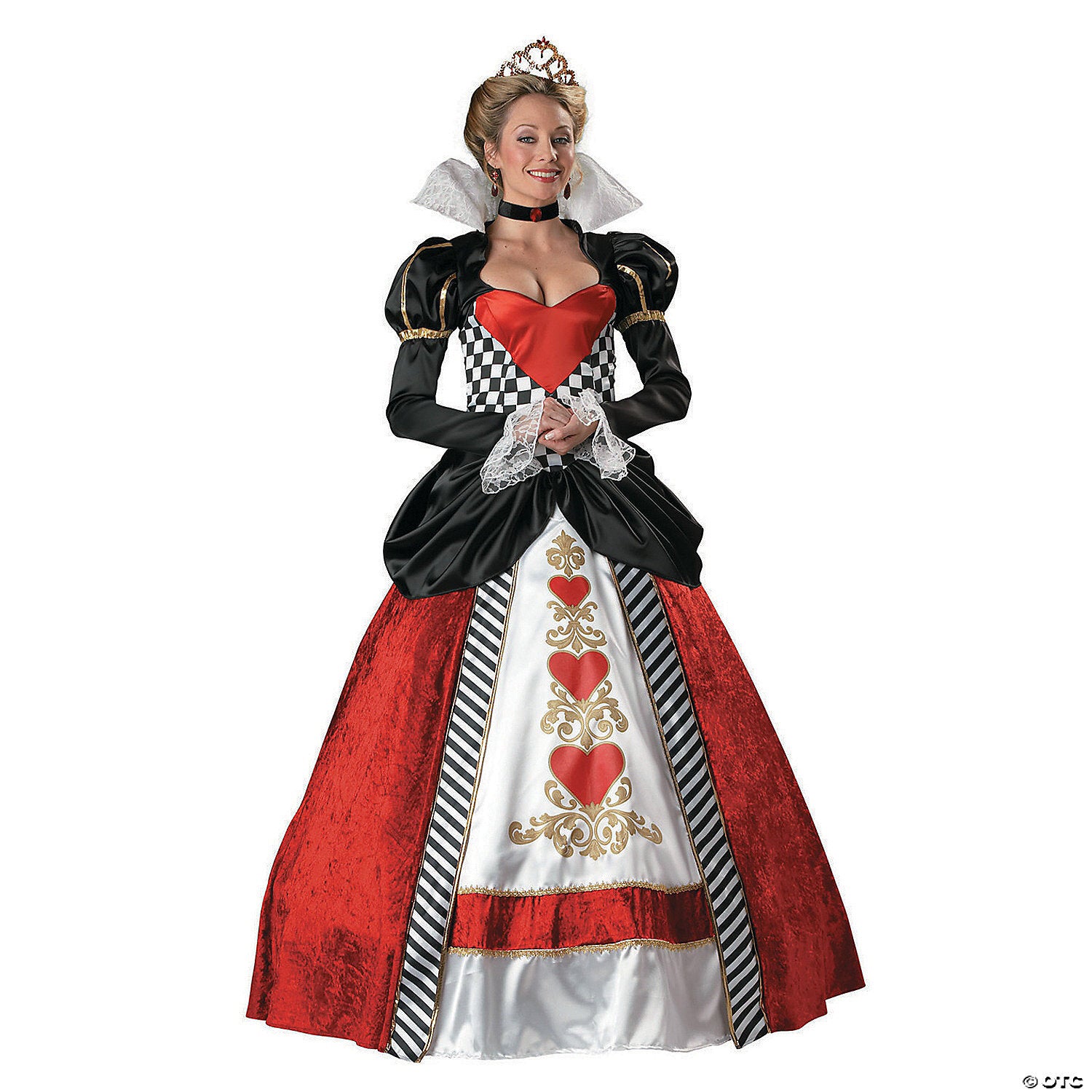 QUEEN OF HEARTS ADULT SMALL