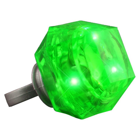 Large Emerald Green Fashionable LED Gem Ring for Parties FSSA Global B