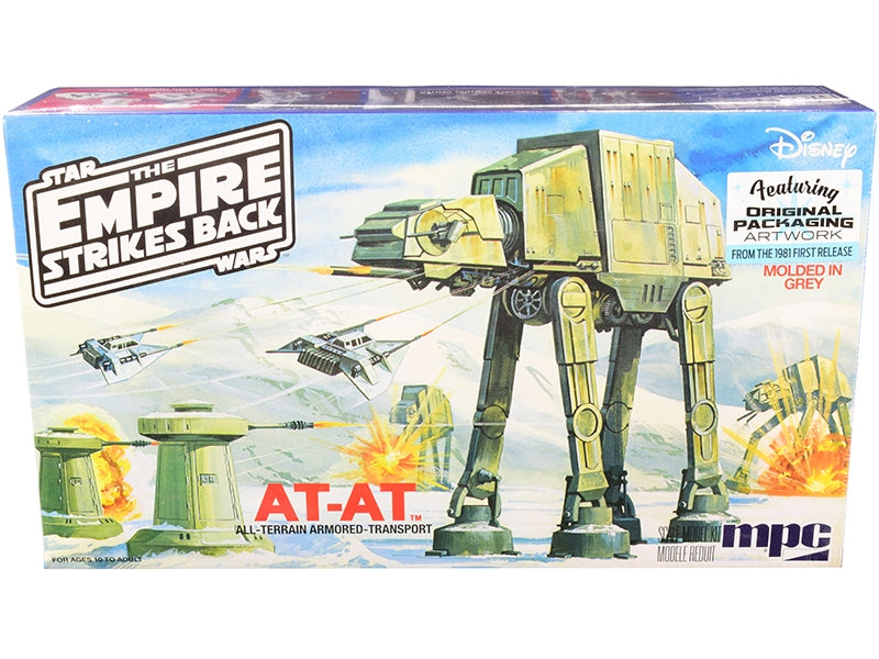 Skill 2 Model Kit AT-AT (All-Terrain Armored-Transport) "Star Wars: The Empire Strikes Back" (1980) Movie 1/100 Scale Model by MPC