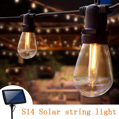Outdoor solar decorative string lights FSSA Global Bullet