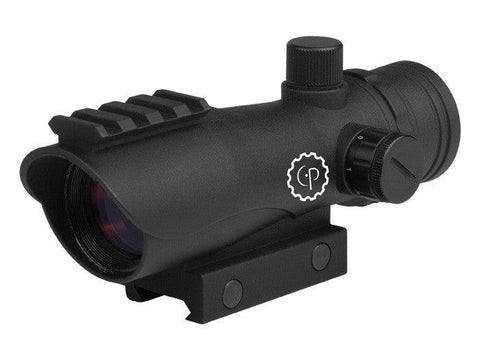 CenterPoint 1x30mm Large Battle  Enclosed Reflex Sight, 3 MOA Red Dot, Picatinny Mounts - FSSA Global Bullet