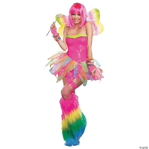 Rainbow fairy adult medium