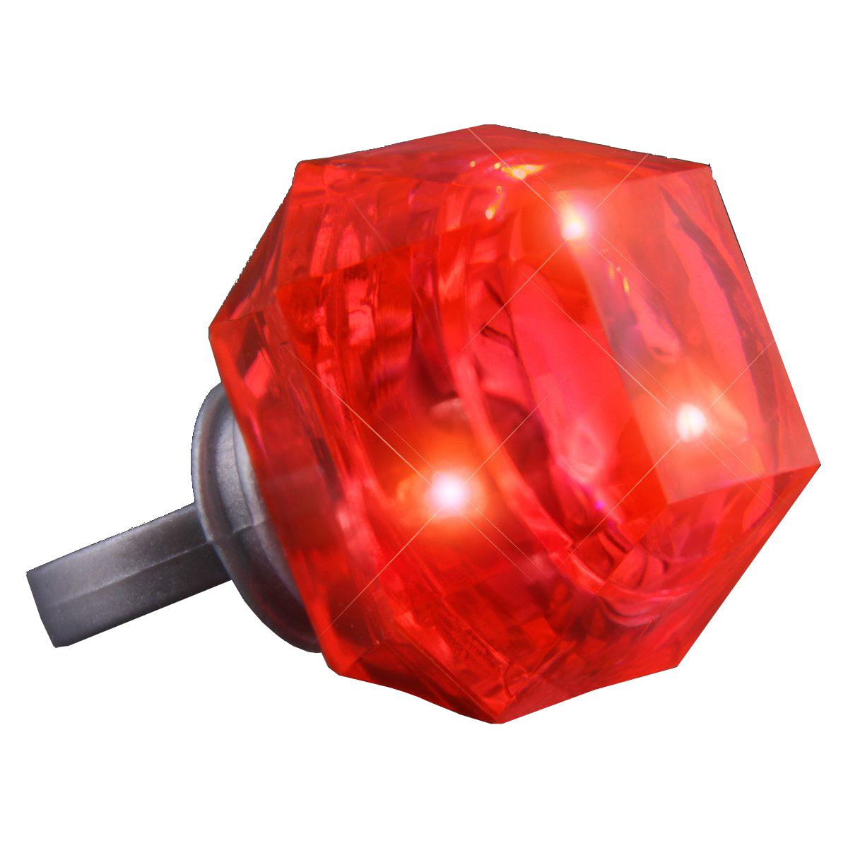 Large Ruby Red Fashionable LED Gem Ring for Parties FSSA Global B