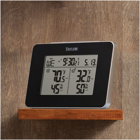 Taylor Precision Products 1731 Wireless Indoor & Outdoor Weather Station with Hygrometer