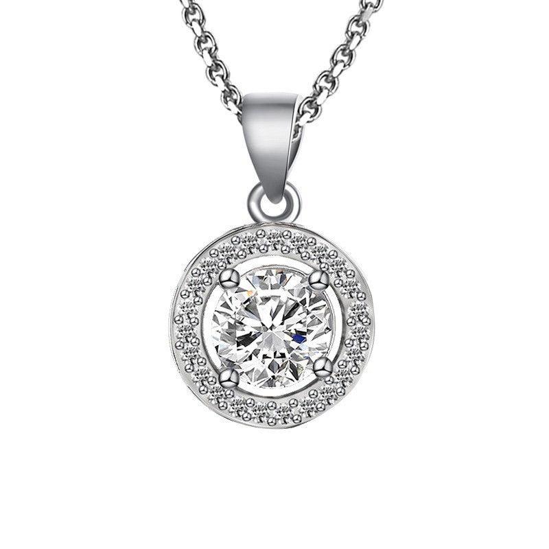 Bowknot Diamond Inlaid Zircon Necklace - FSSA Global Bullet