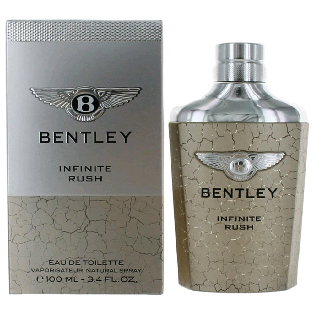 Bentley Infinite Rush by Bentley, 3.4 oz Eau De Toilette Spray for Men