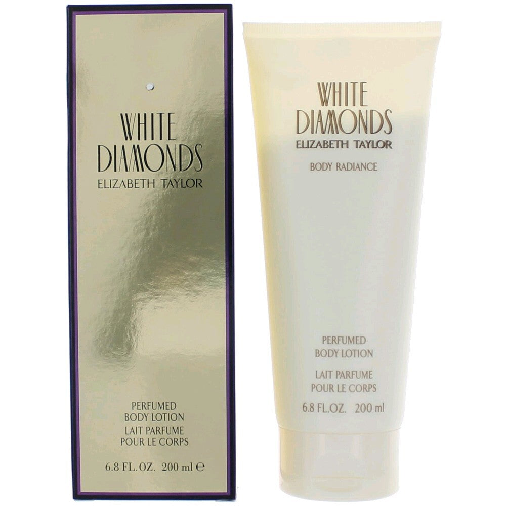 White Diamonds by Elizabeth Taylor, 6.8 oz Perfumed Body Lotion for Women