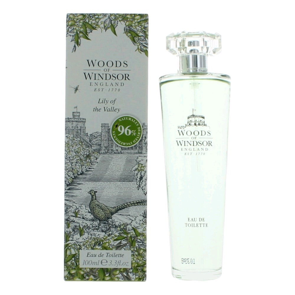Woods of Windsor Lily of The Valley by Woods of Windsor, 3.3 oz Eau De Toilette Spray for Women
