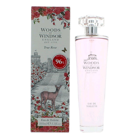 Woods of Windsor True Rose by Woods of Windsor, 3.3 oz Eau De Toilette Spray for Women