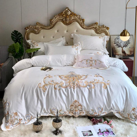 Four-piece Bed Full Cotton Pure  Sheet Style Luxury FSSA Global Bullet