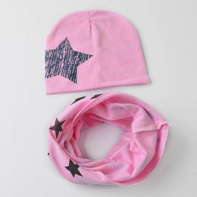 Winter Hat Scarf For Baby Boys Girl Cap Kids Newborn Beanie - Color: 2Pink, Size: One Size