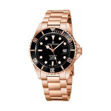 Revue Thommen 17571.2167 Diver Black Dial Rosegold Stainless Steel Swiss Automatic Watch